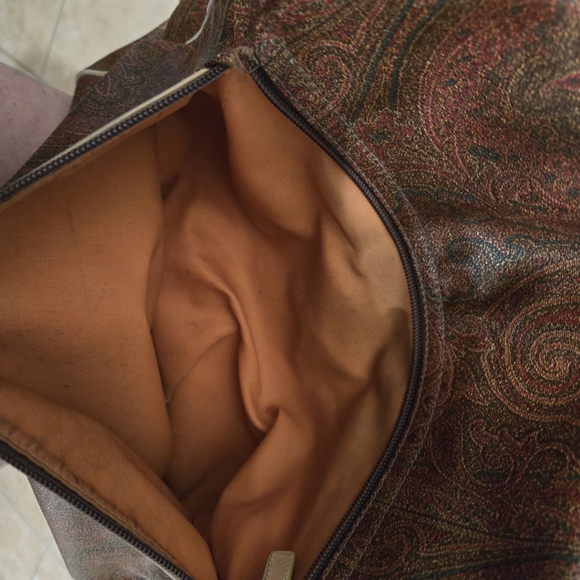 Etro Multicolor Paisley Men's Messenger Bag - Picture 6 of 11